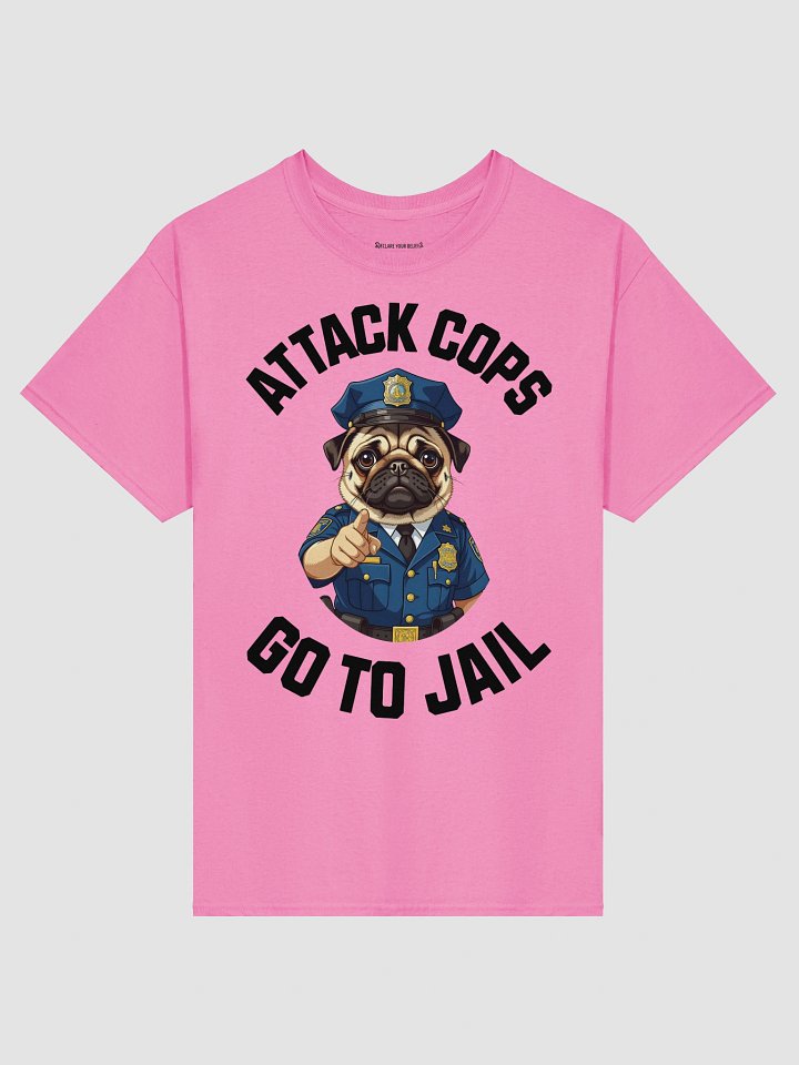 Unapologetic Truth: "Attack Cops Go to Jail" Tee - Black Ink product image (2)