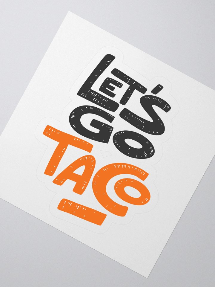 Let's Go TACO Sticker product image (4)