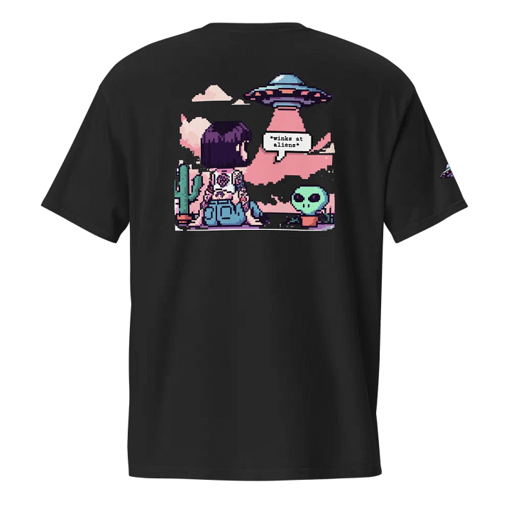 Winks at Aliens Pocket Tee product image (1)