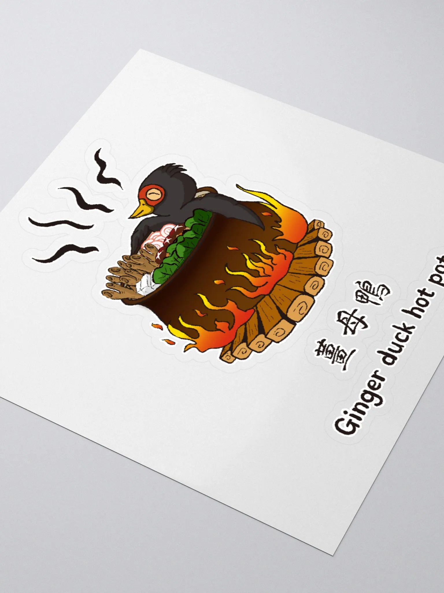 TAIWAN FOOD GINGER DUCK HOT POT STICKERS product image (3)