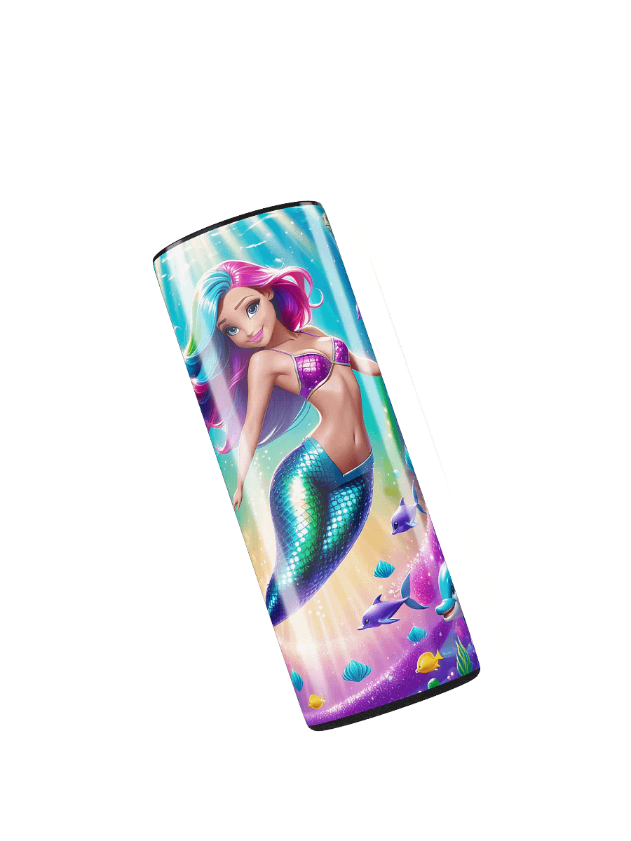 Mermaid Princess 20 oz Skinny Stainless Steel Tumbler - v4 product image (4)