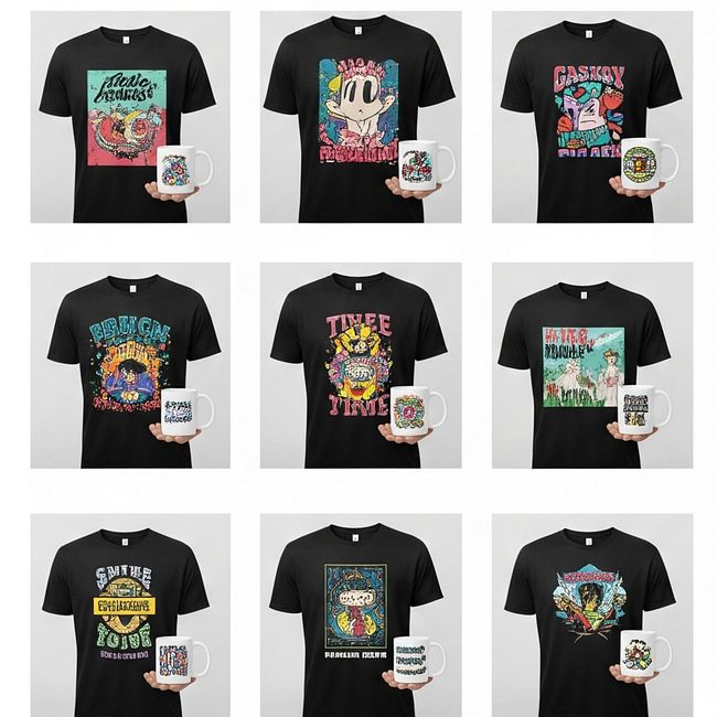 Graphic Tees and Mugs