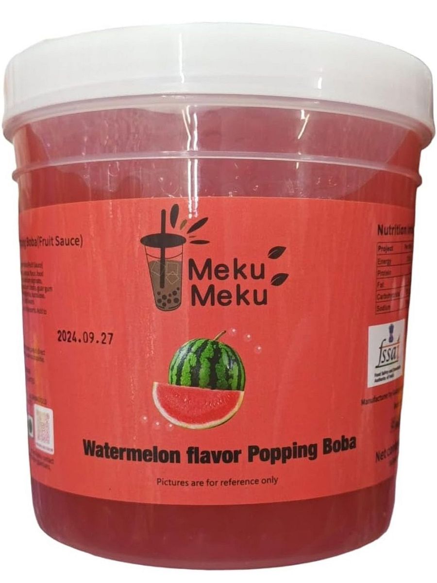 Watermelon Popping Boba Crystals Delicious Flavour product image (3)