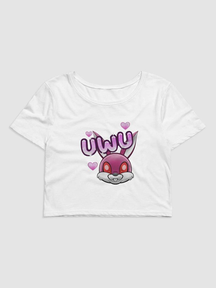 Miss Wabbit Crop UwU Tee product image (9)