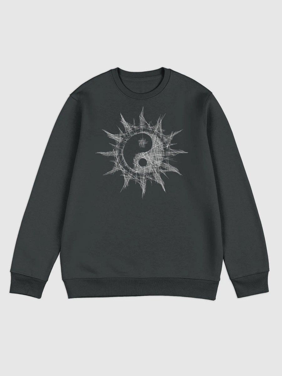 Mystic Sun Tee - White Celestial Yin-Yang Design | Spiritual Wear product image (2)