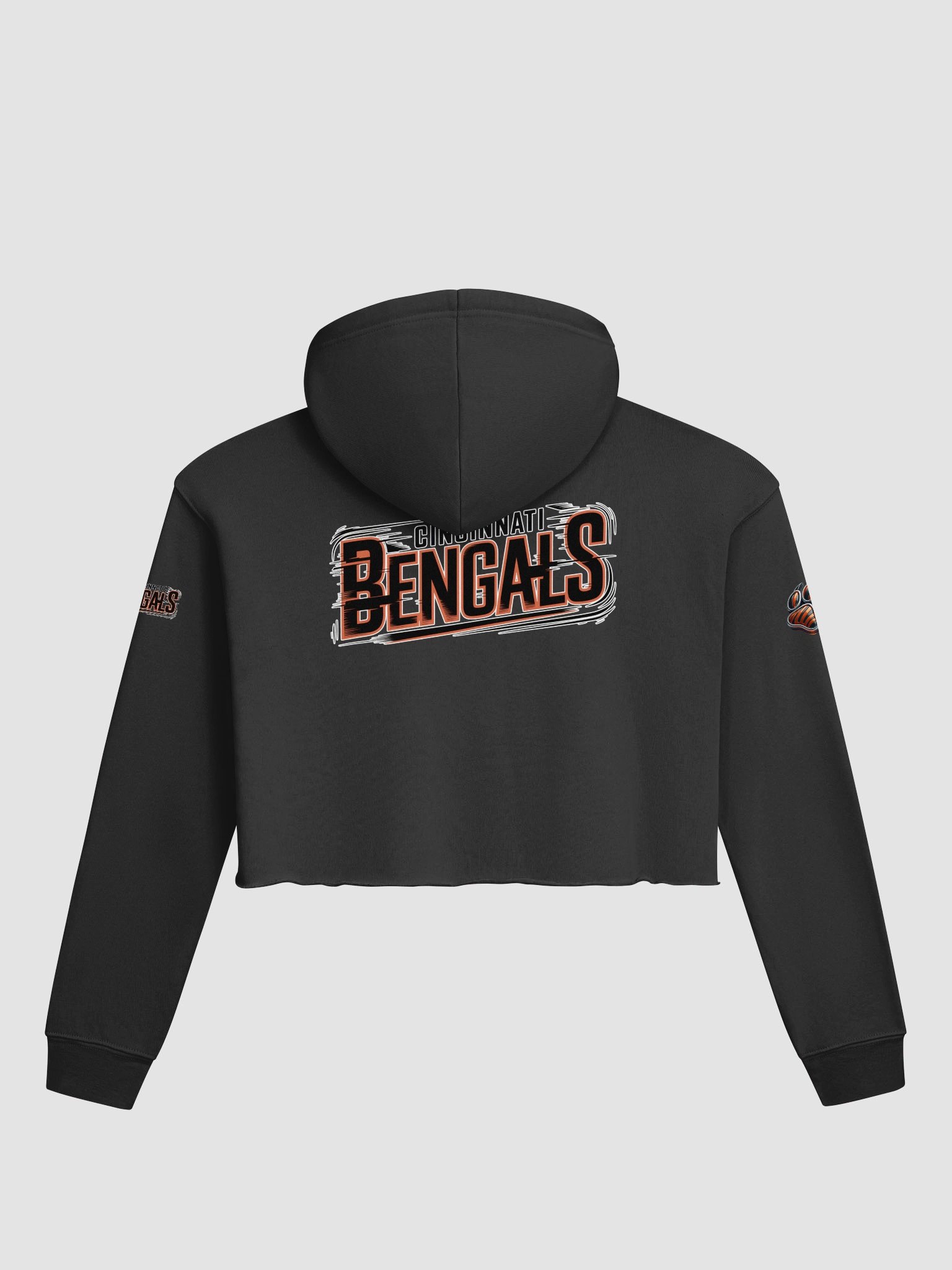 Cincinnati "Tiger Pride" Crop Hoodie | Cincinnati Bengals | NFL Home Locker product image (10)
