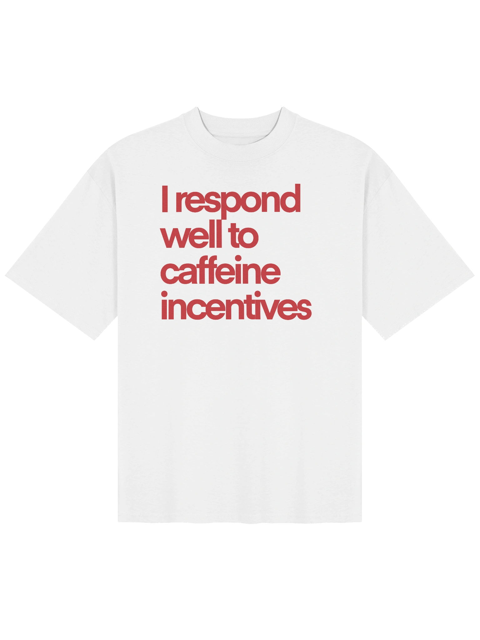 caffeine incentives t-shirt product image (2)
