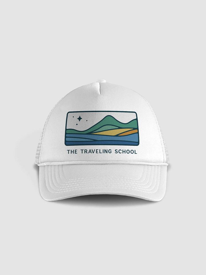 Square logo trucker hat product image (1)