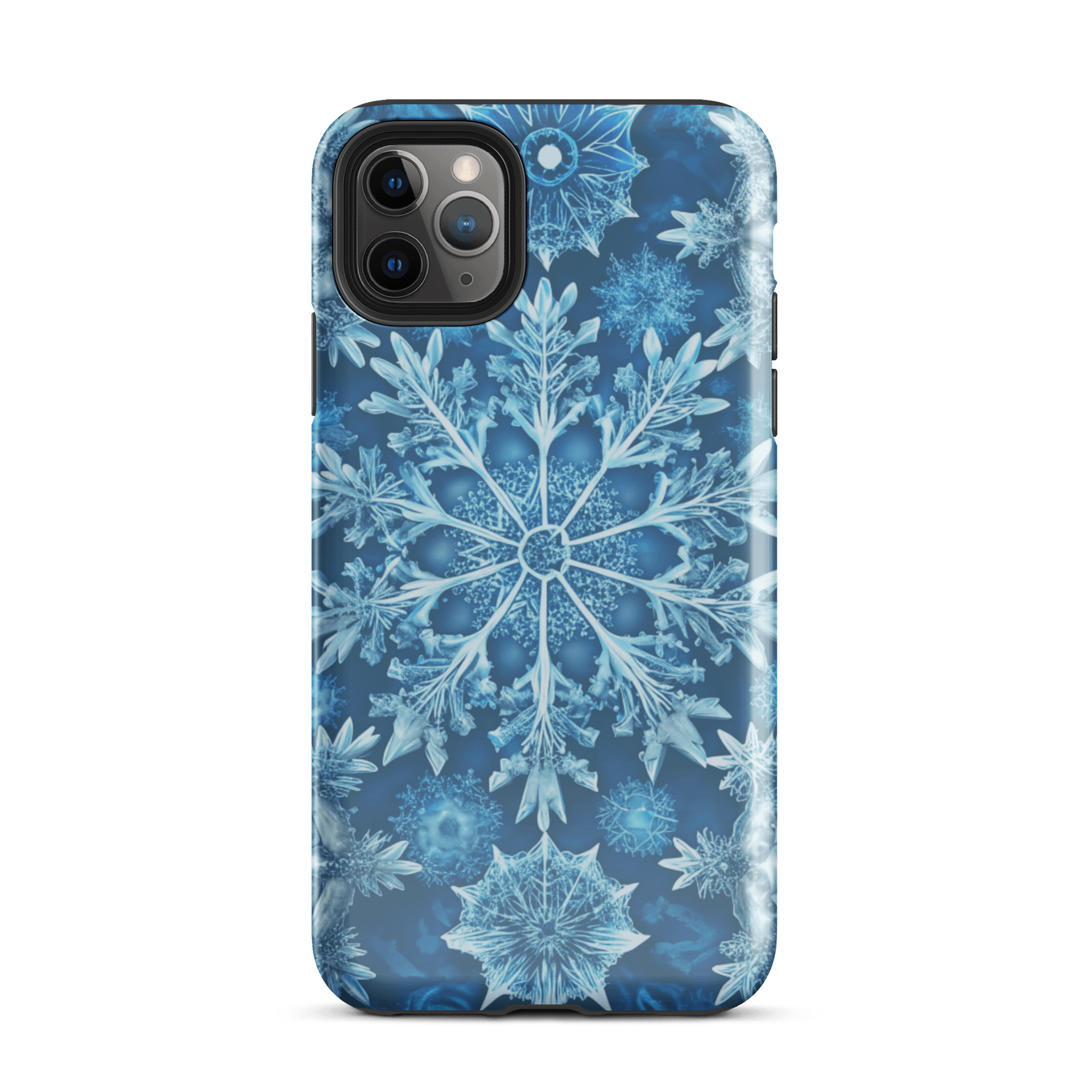 Frosty Blue Snow Flakes Tough Case for iPhone® product image (26)