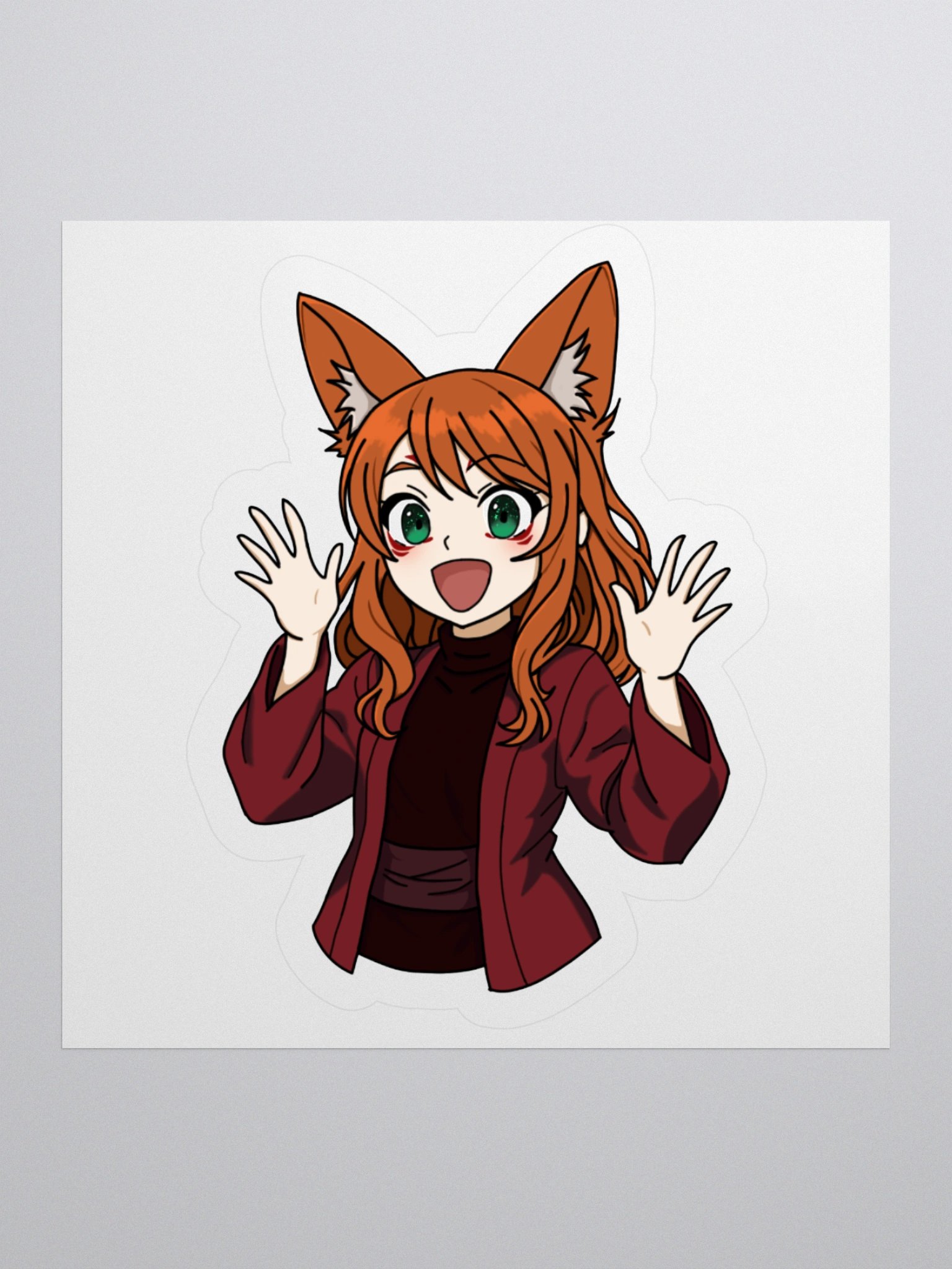 AutumnFox Joyful Sticker – 3" Kiss Cut Vinyl product image (1)