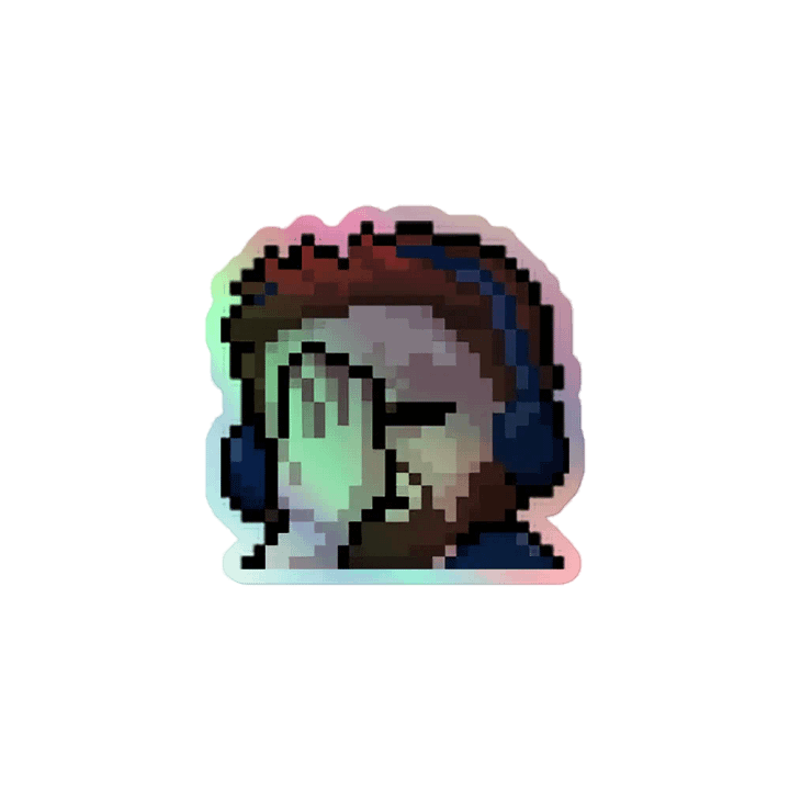 DuncFacePalm Holo Sticker product image (1)