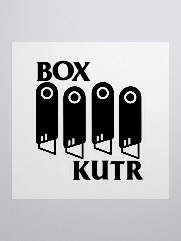 BOX KUTR STICKER product image (1)