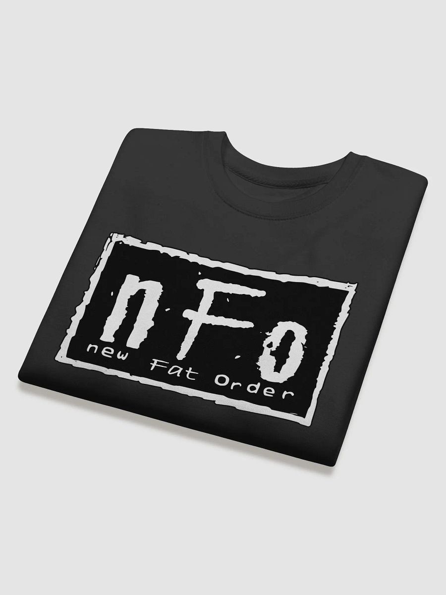 n F o New Fat Order Black & White Sweatshirt product image (4)