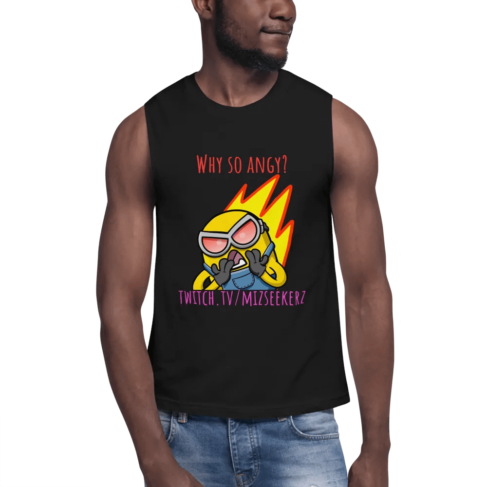Men's Why So Angy Muscle Tank product image (7)