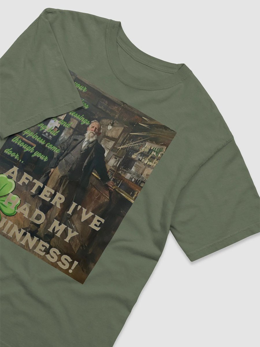 St. Patrick's Day Heavyweight Unisex Crewneck T-shirt product image (3)