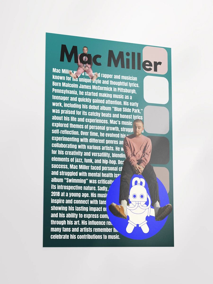 (20x30in) Mac Miller: Premium Unframed Poster product image (3)