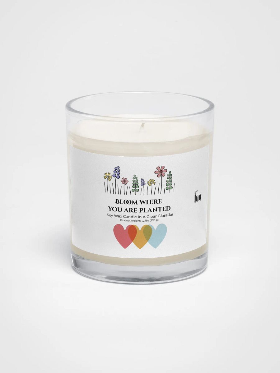 "Bloom Where You Are Planted" Soy Wax Candle product image (1)