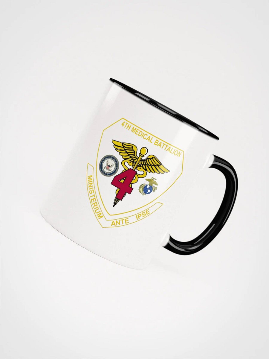 4th Medical Battalion: Coffee Cup White Exterior/Black Interior product image (4)