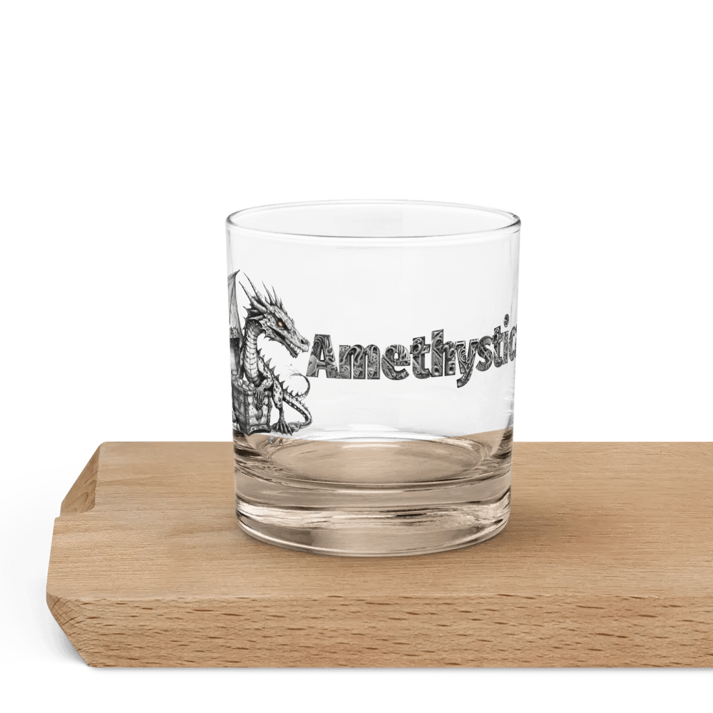 Rocks glass: Rock On Dragon with Treasure Chest product image (5)