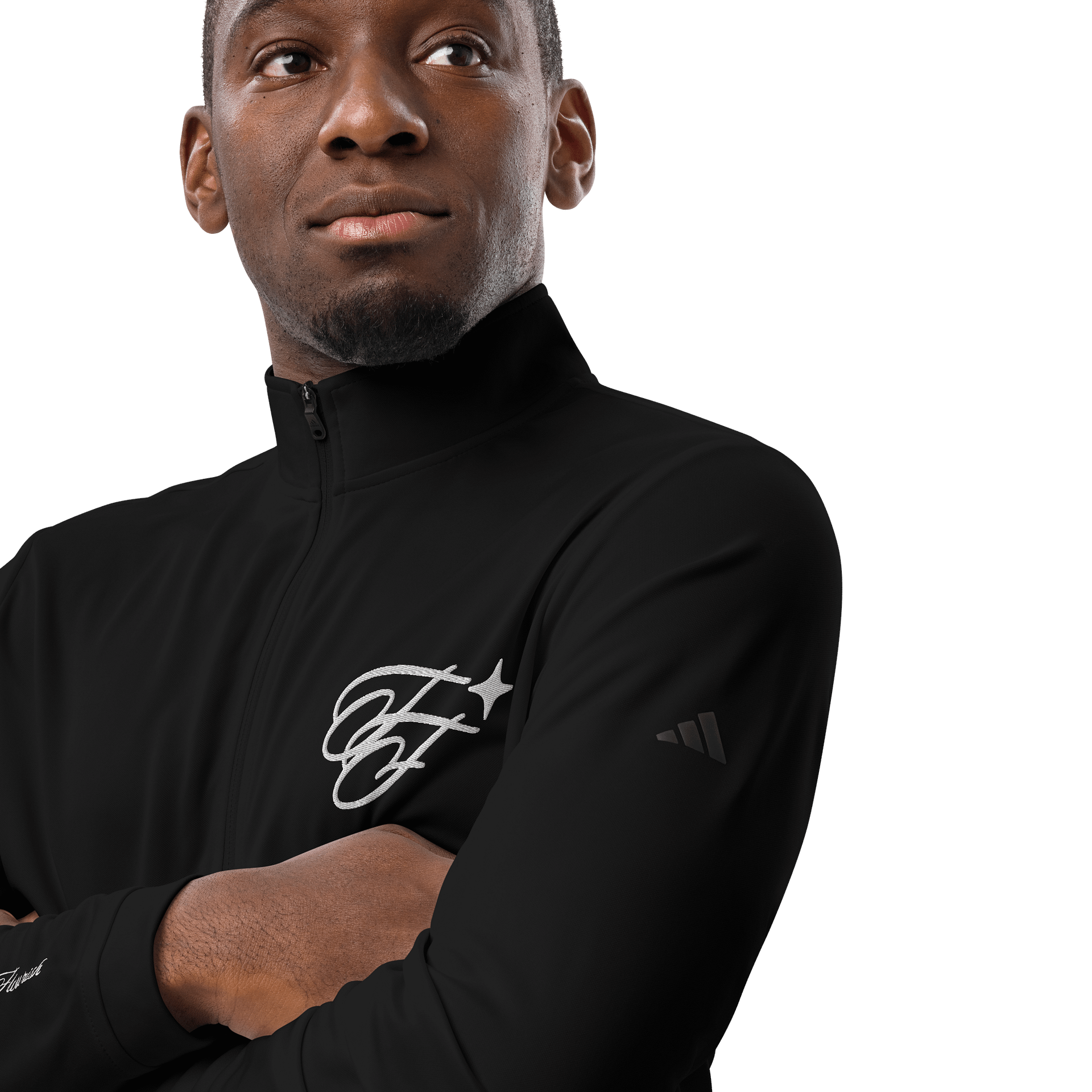 F&F x ADIDAS (WHT) Lightweight Quarter-Zip Pullover product image (8)