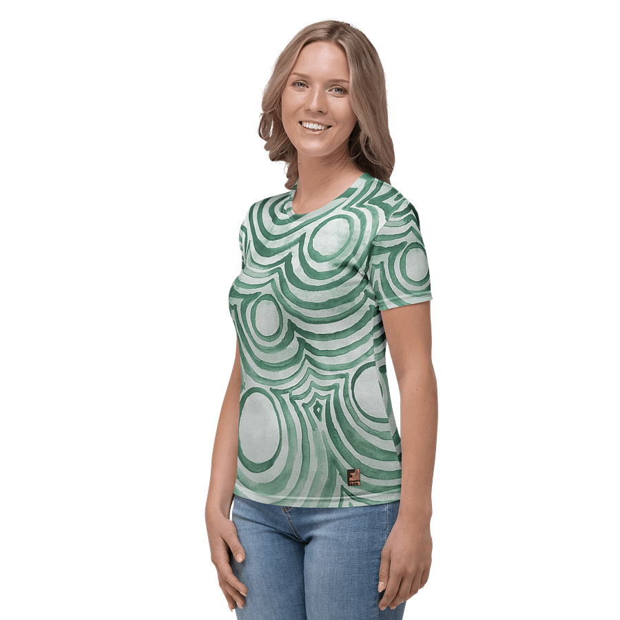 "Green Swirl" Women's Tee product image (3)