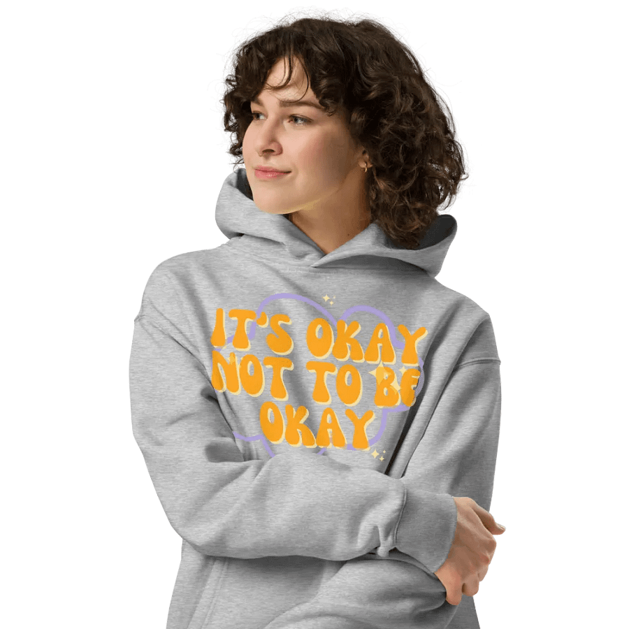 AS Colour Unisex Premium Oversized Hoodie - It's okay... product image (4)