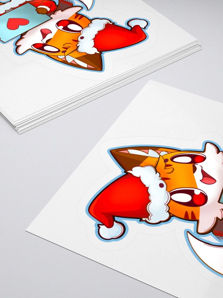 🦊🐭 Happy Holidays from Tots and Mit ❄️Sticker product image (3)