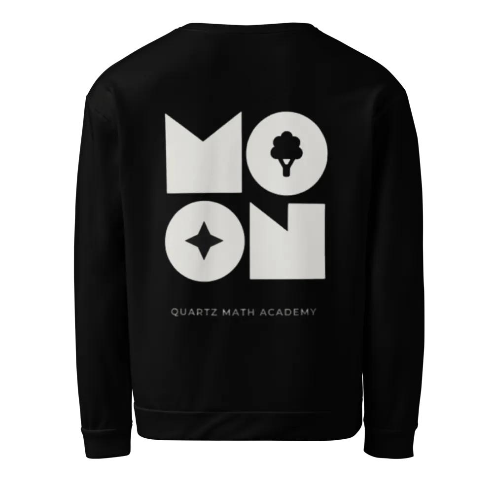 quartz math apparel Moon Collection Sweatshirt All Over Design product image (2)