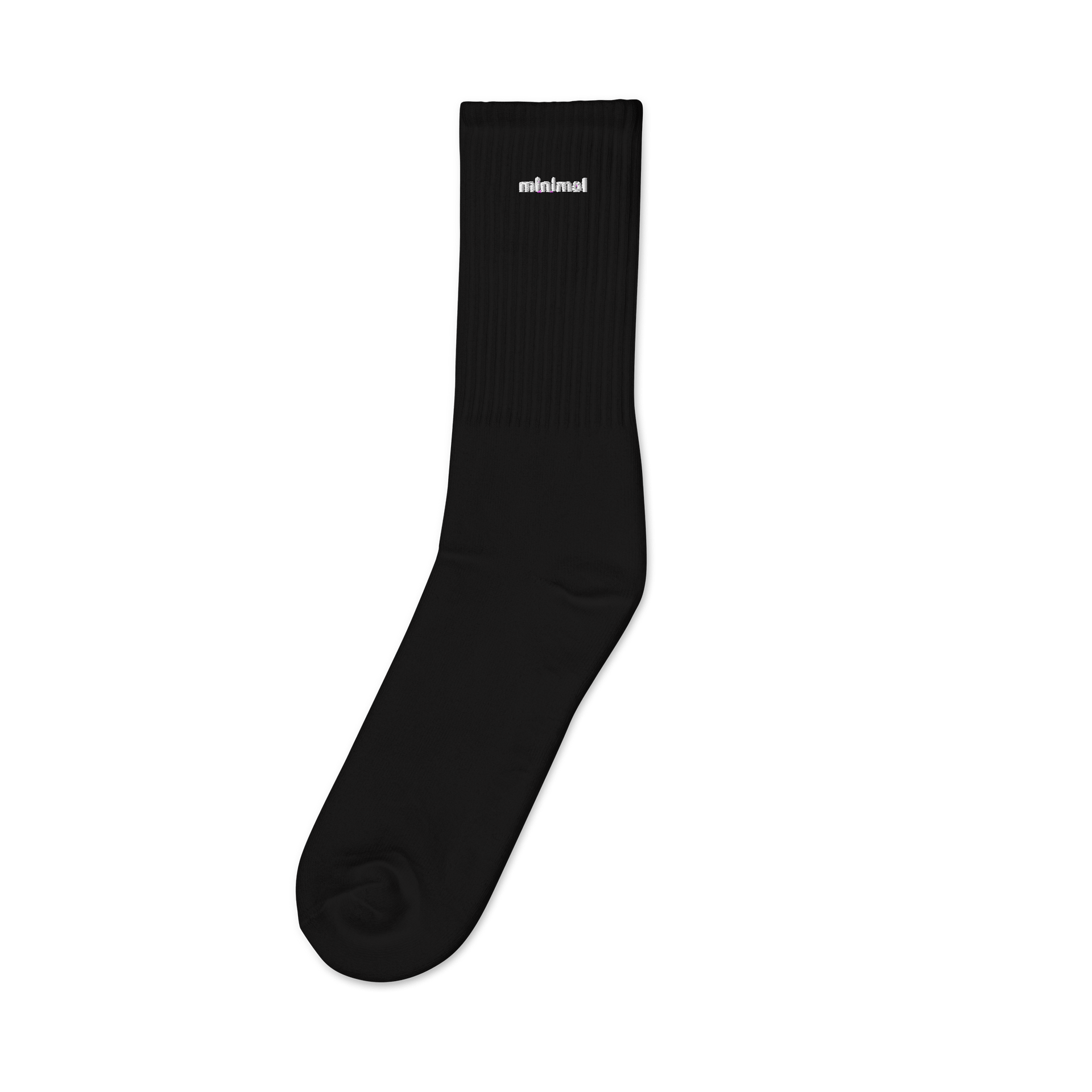 001: white stitched socks product image (1)