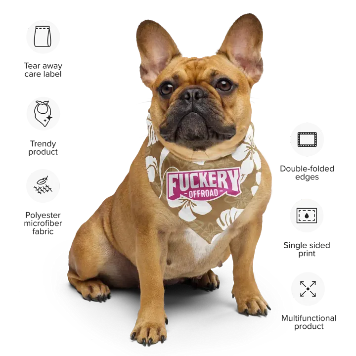 Fuckery Offroad Hawaiian Bandana - Tan product image (2)
