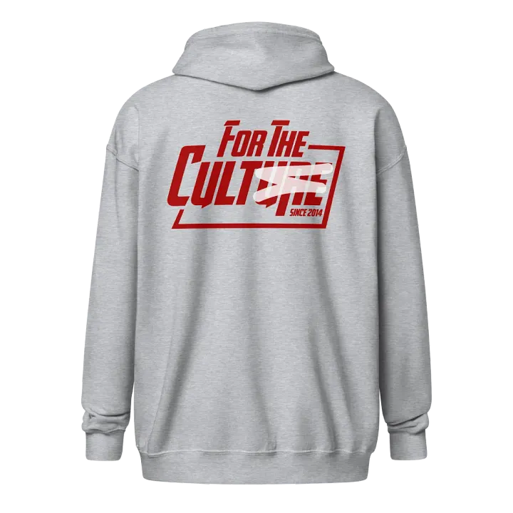 For the Culture Red / White Zip Up product image (9)