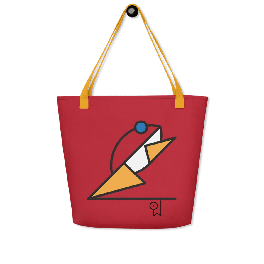 Bau Frog Icon / MO Tote Bag / Red product image (5)