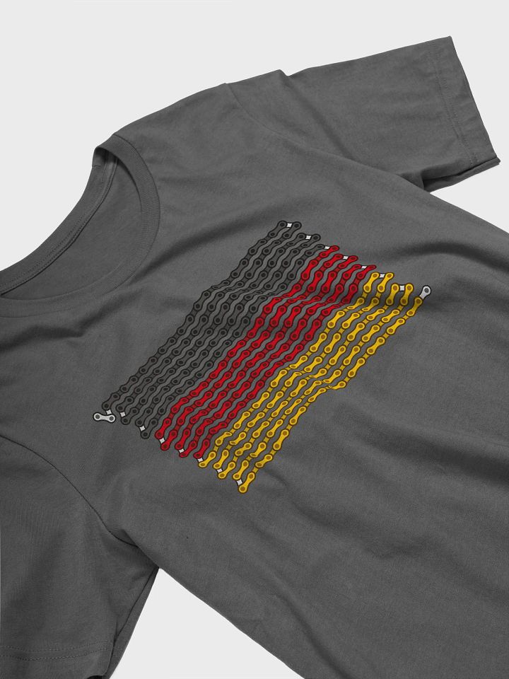 Germany Bike Chain Flag on Dark Color Supersoft Tee product image (2)