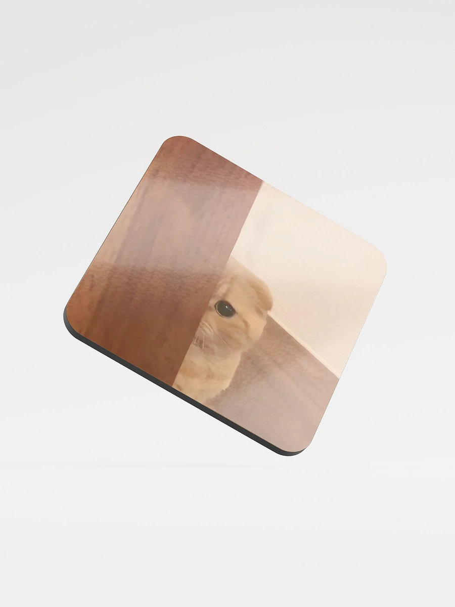 Glossed Cork Coaster: Meme Cats product image (1)