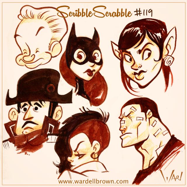 Scribble Scrabble Volume 1 - Collection of Sketches product image (6)