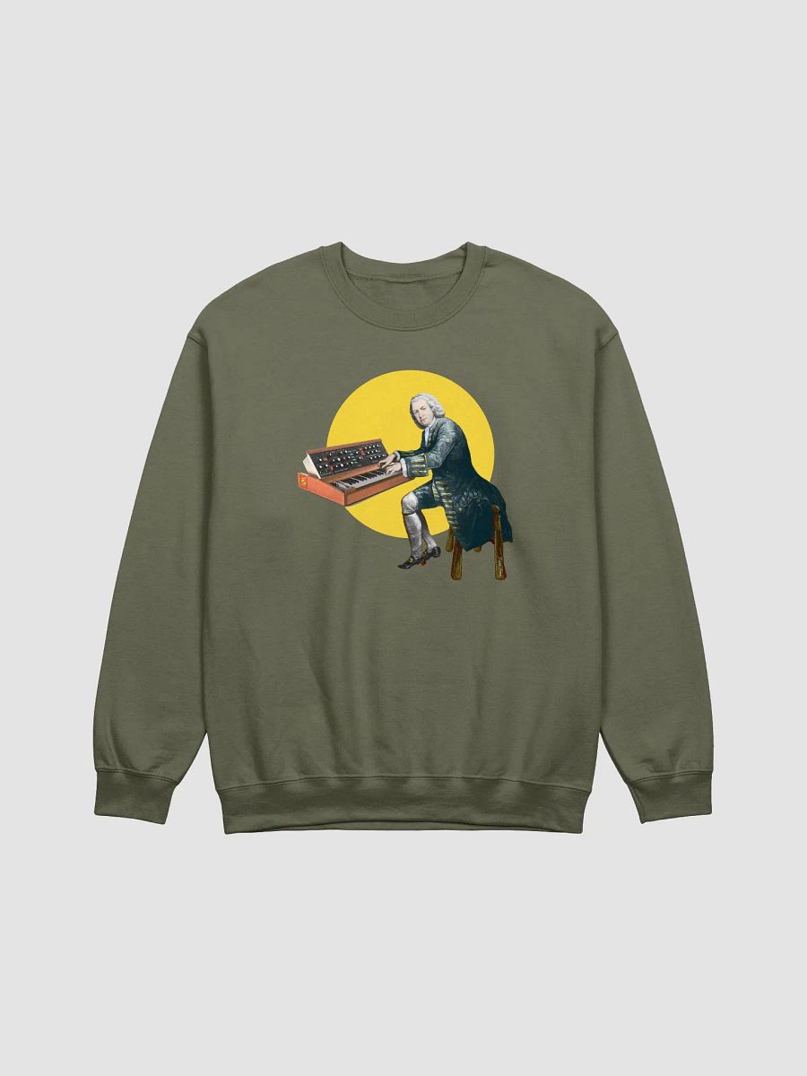 Prelude and Moogue by Frank Fonik (Minimoog), Techno EDM Classic Crewneck Sweatshirt product image (1)