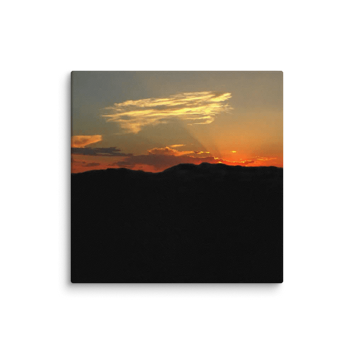 Clarkston Mountains Sunset - Canvas product image (1)