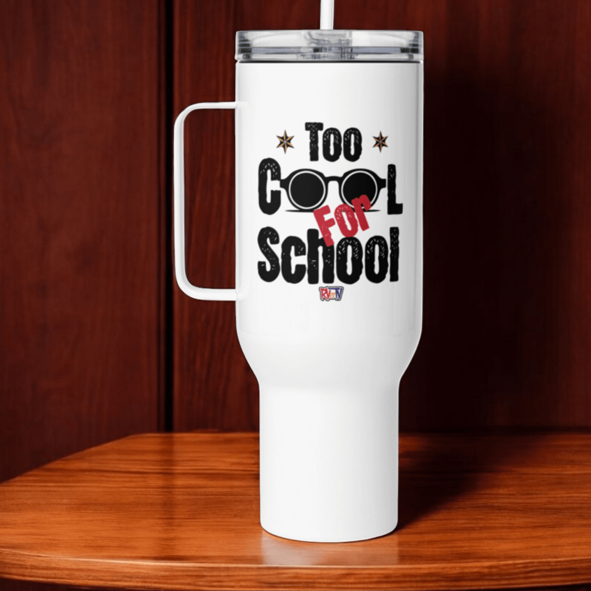 Too Cool For School - Travel Mug with Handle product image (1)