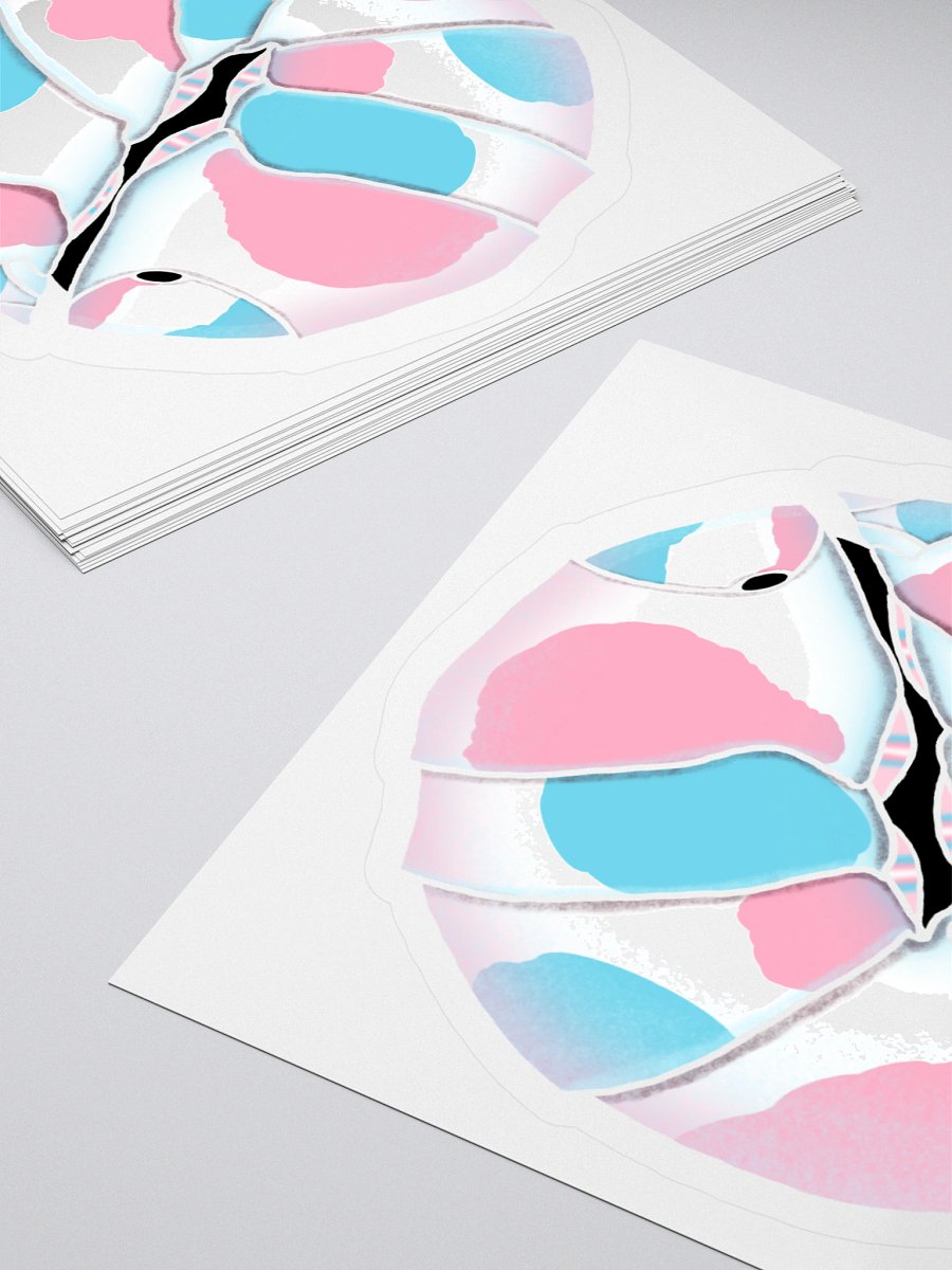 Transgender Isopod Sticker V2 product image (13)