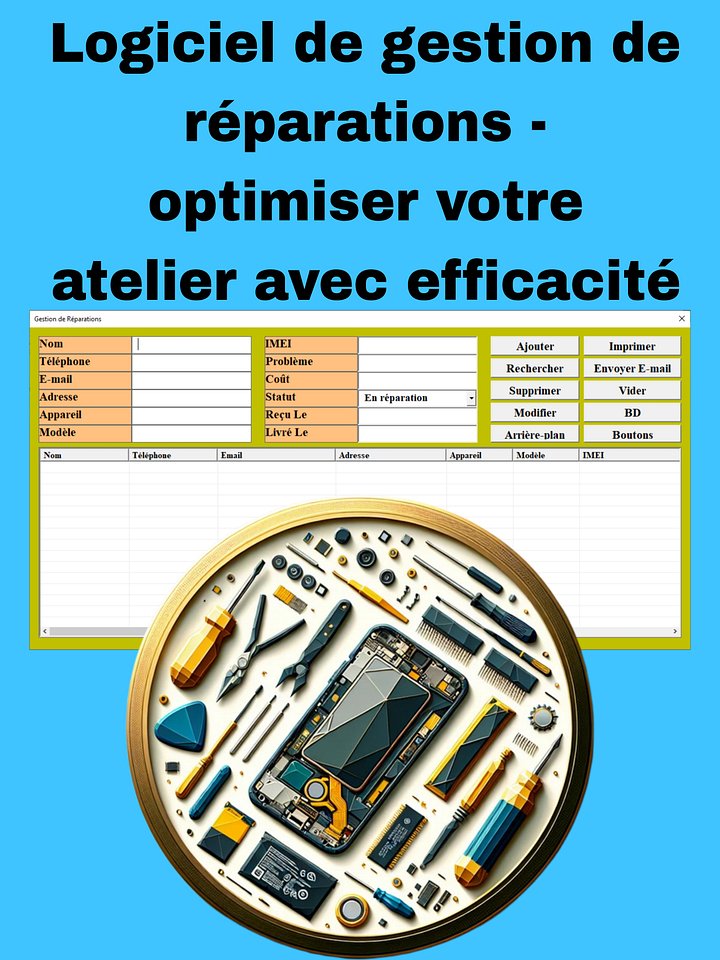 Logiciel de Gestion de Réparations téléphones product image (1)