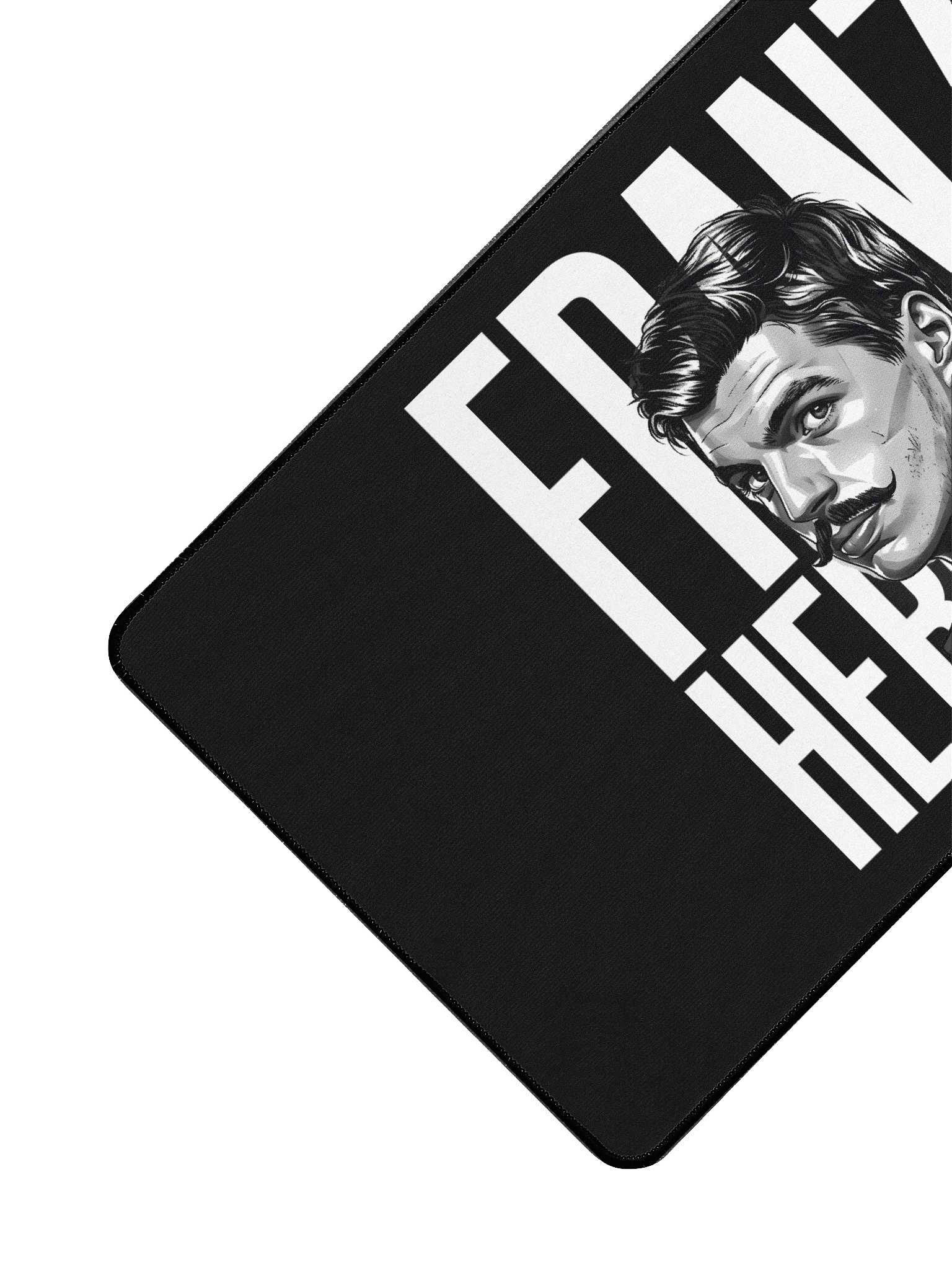 Franz Hermann Max Verstappen Meme Desk Mat - F1 Nürburgring Legend Black & White Art product image (3)