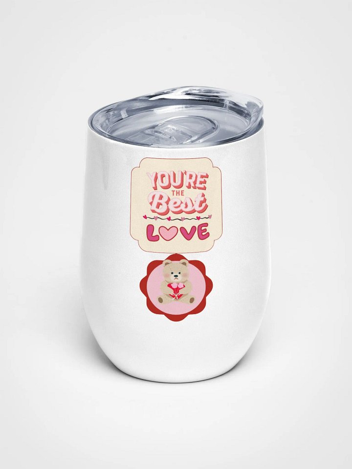 Love and Wine Teddy Bear Tumbler product image (1)