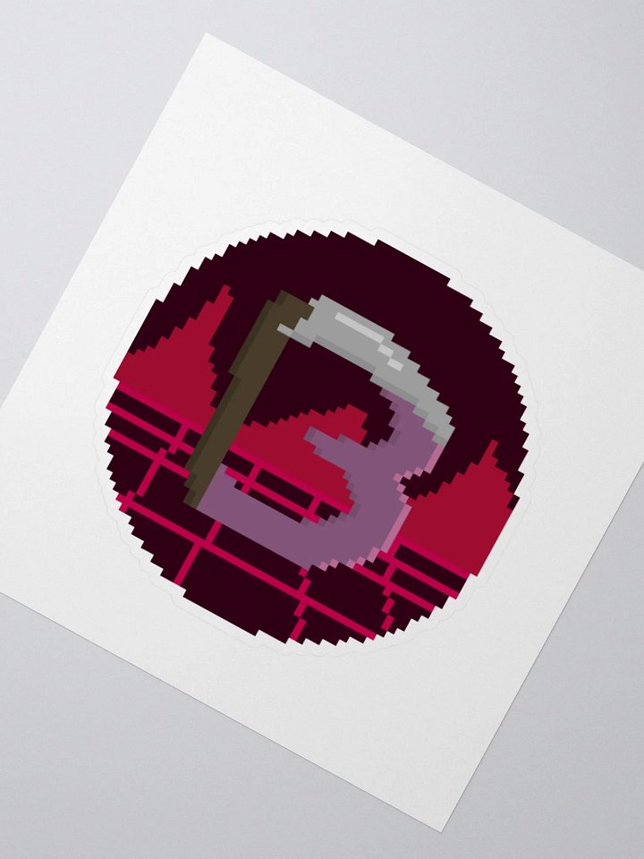 Scythe Harbingerofbeth Logo Sticker designed by Cassafrassarole product image (6)