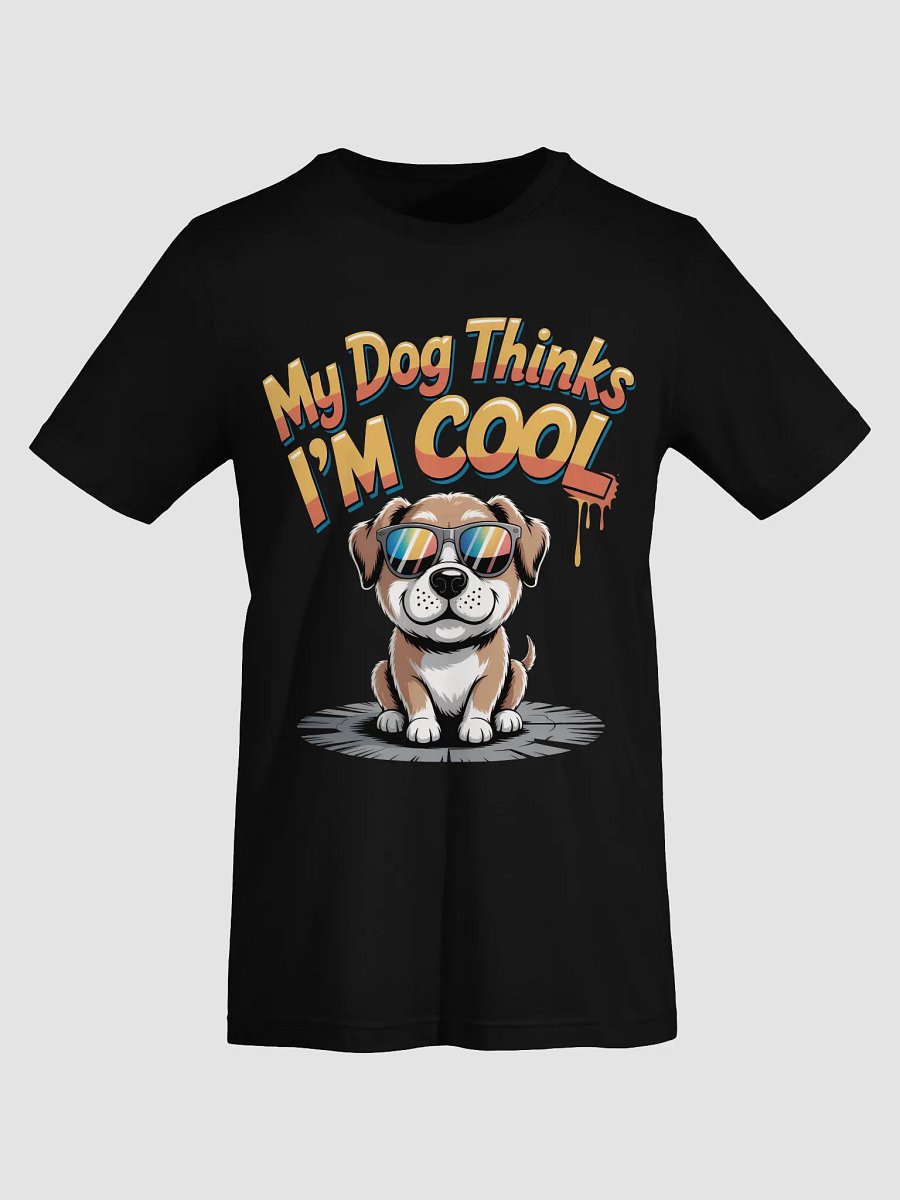 My Dog Thinks I'm Cool – Golden Retriever Cartoon T-Shirt product image (7)