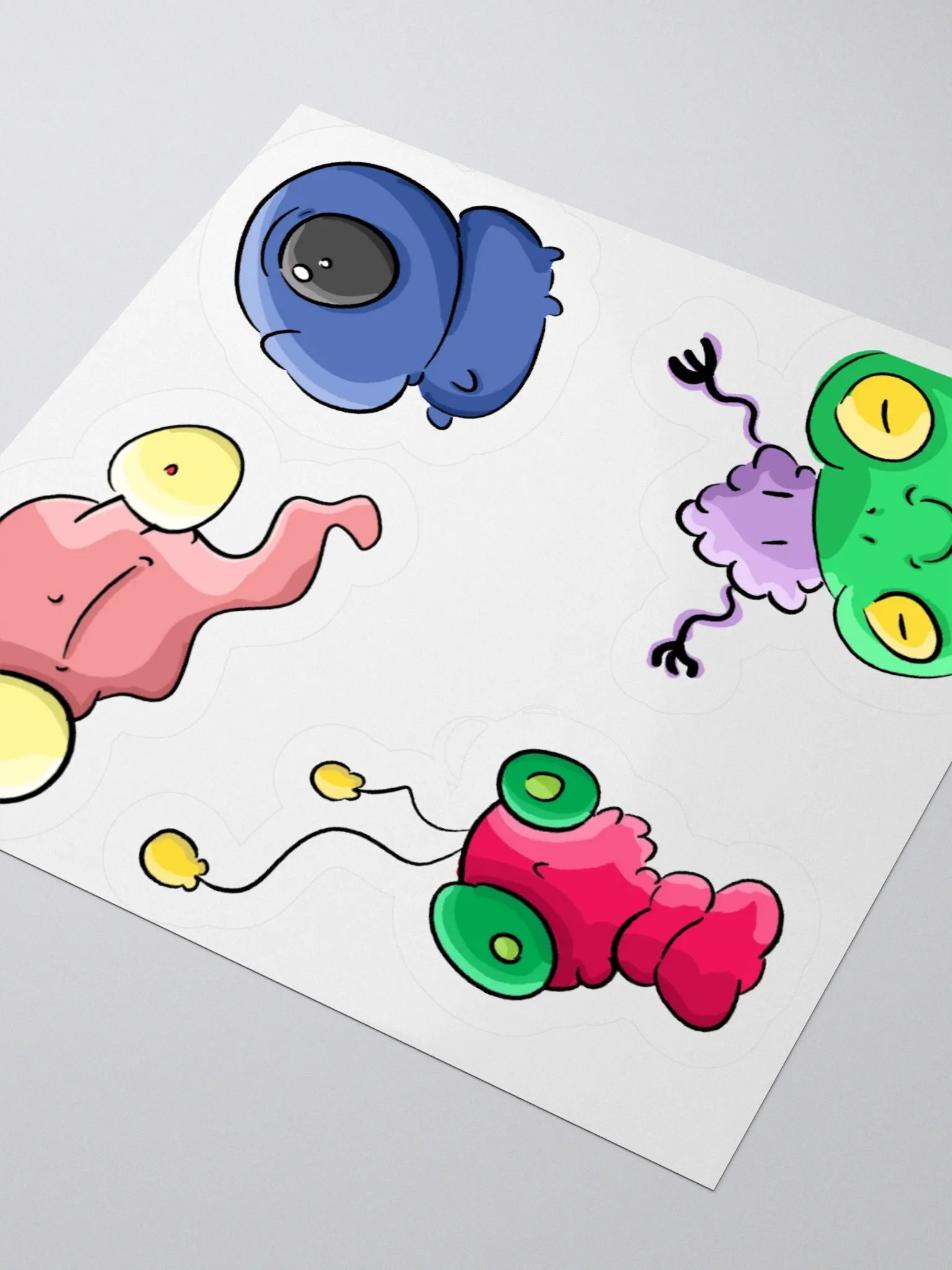 Little guys sticker set 1 product image (8)