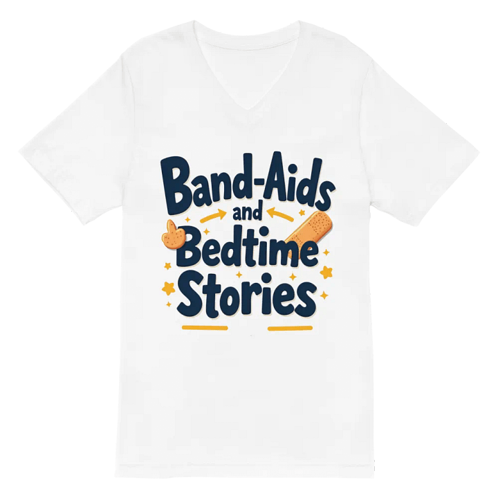 Band-Aids and Bedtime Stories V-Neck Tee product image (6)