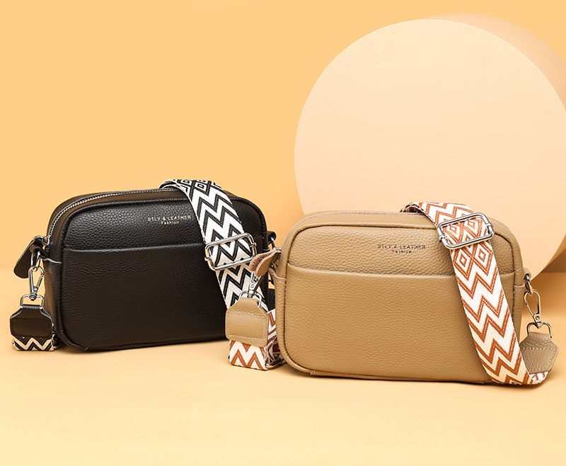 Fashion Shoulder Crossbody Bags With Rhombus Embroidered Wide Shoulder Strap Cute Small Square Bag Women product image (8)