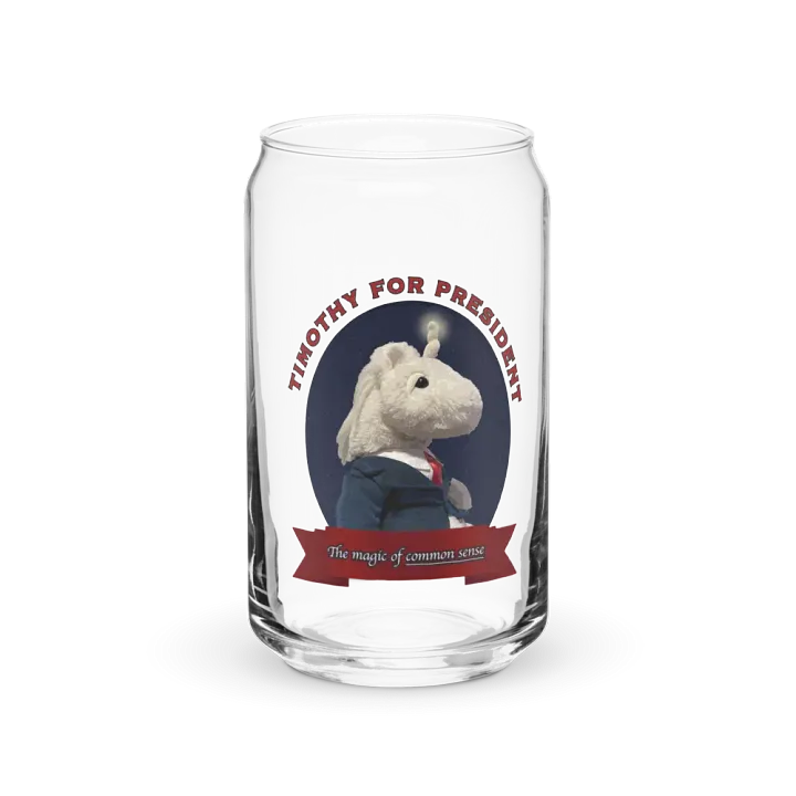 Timothy for President - Glass product image (1)