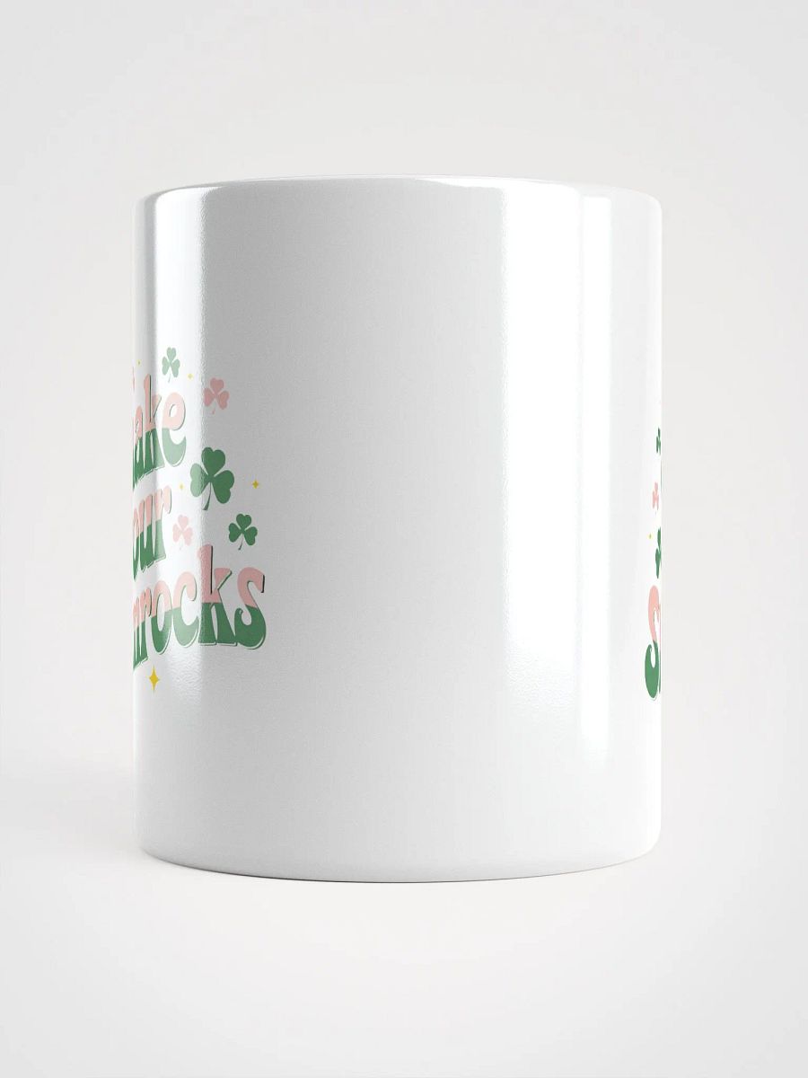 Shake Your Shamrocks White Glossy Mug product image (4)