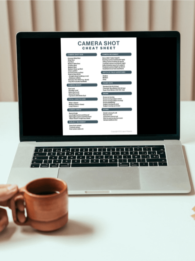 Camera Shot Cheat Sheets product image (2)